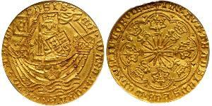 1 Ryal Королівство Англія (927-1649,1660-1707) Золото Едвард IV (1442-1483)