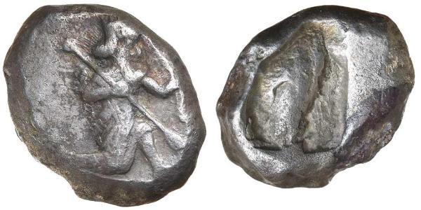 1 SIGLOS Persia / Impero achemenide (550–330 BC) Argento 