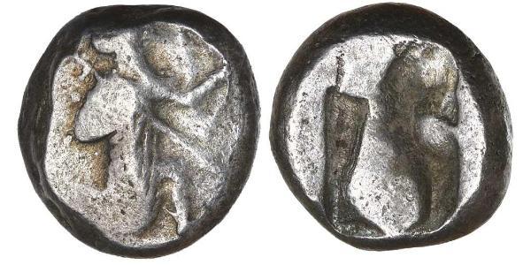 1 SIGLOS Persia / Impero achemenide (550–330 BC) Argento 