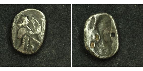 1 SIGLOS Persia / Impero achemenide (550–330 BC) Argento 