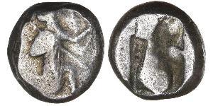 1 SIGLOS Persia / Держава Ахеменидов (550–330 BC) Серебро 