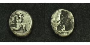 1 SIGLOS Persia / Держава Ахеменидов (550–330 BC) Серебро 