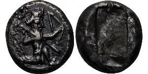 1 SIGLOS Persia / Держава Ахеменидов (550–330 BC) Серебро 