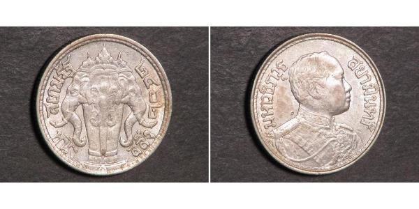 1 Salung / 1/4 Baht Thailand 銀 拉玛六世 (1880 – 1925) 