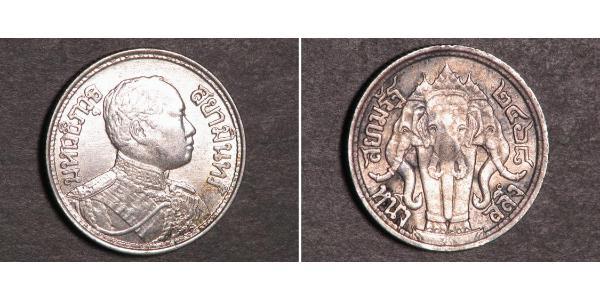 1 Salung / 1/4 Baht Thailand 銀 拉玛六世 (1880 – 1925) 
