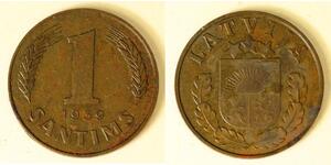 1 Santims Latvia Bronze 