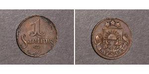 1 Santims Латвия Бронза 