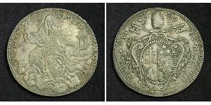 1 Scudo Estados Pontificios (752-1870) Plata Pío VII (1742 -1823)