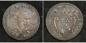 1 Scudo Estados Pontificios (752-1870) Plata Pío VII (1742 -1823)