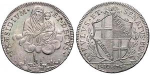 1 Scudo Estados Pontificios (752-1870) Plata 