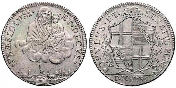 1 Scudo Estados Pontificios (752-1870) Plata 