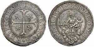 1 Scudo Italian city-states Plata 