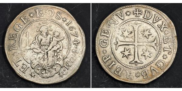 1 Scudo Italian city-states Plata 