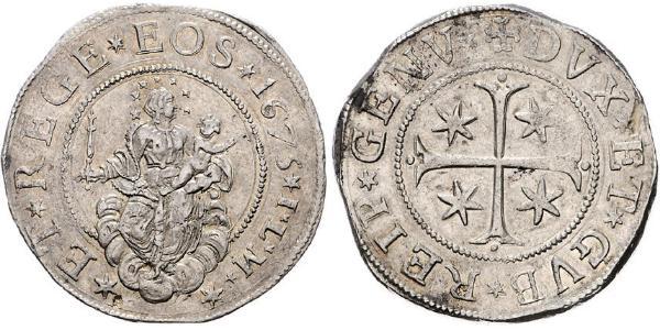 1 Scudo Italian city-states Plata 