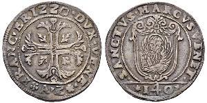 1 Scudo Italian city-states Silber 