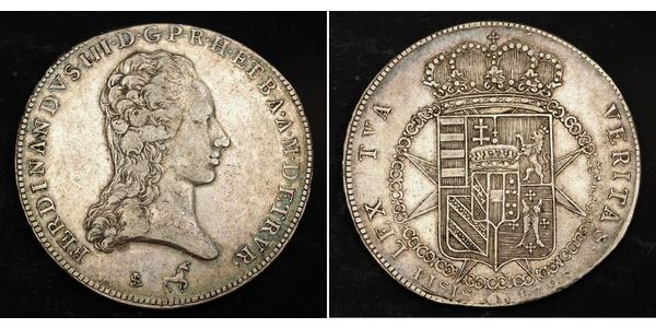1 Scudo Italian city-states Silber 