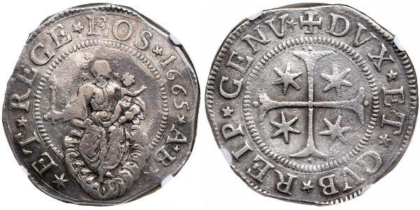 1 Scudo Italian city-states Silber 