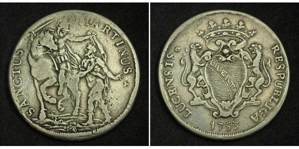 1 Scudo Italian city-states Silber 