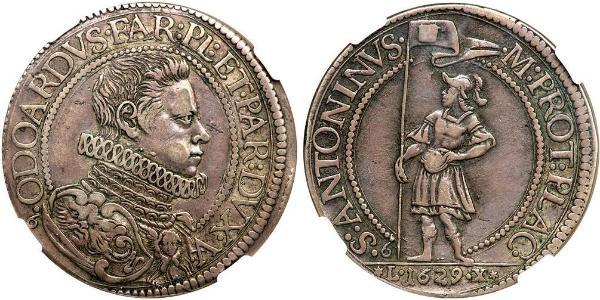 1 Scudo Italy Silver Odoardo I Farnese