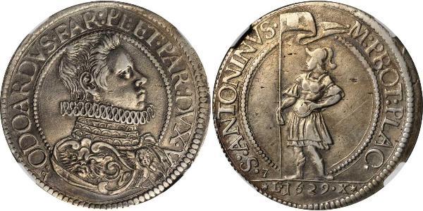 1 Scudo 意大利 銀 Odoardo I Farnese