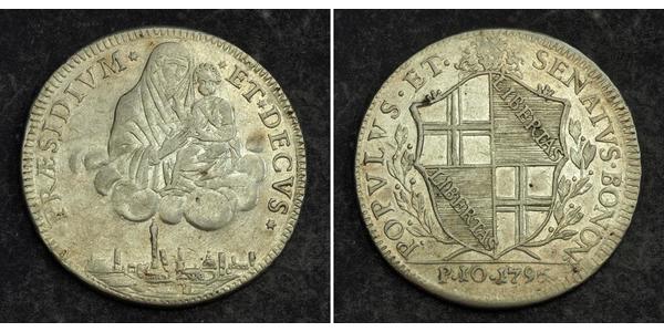 1 Scudo 教皇国 (754 - 1870) 銀 