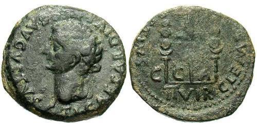 1 Semissis Empire romain (27BC-395) Bronze Tiberius Claudius Nero (42 BC-37)