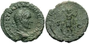 1 Semissis Impero romano (27BC-395) Bronzo Traiano Decio (201-251)