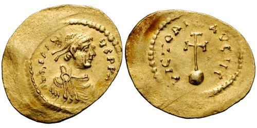 1 Semissis Byzantine Empire (330-1453) Gold Heraclius (575-641)