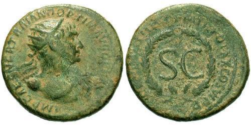 1 Semissis Impero romano (27BC-395) Oricalco Traiano (53-117)