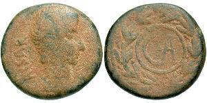 1 Semissis 羅馬帝國 青铜 Augustus (63BC- 14) 