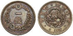 1 Sen Japan Copper 