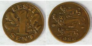 1 Sent Estonia (Republic)  