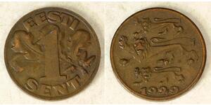 1 Sent Estonia (Republic)  
