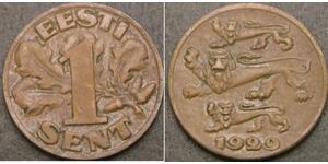 1 Sent Estonia (Republic)  