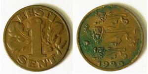 1 Sent Estonia (Republic)  