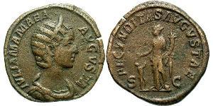 1 Sesterce Empire romain (27BC-395) Bronze Julia Avita Mamaea (180-235)