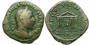 1 Sesterce Empire romain (27BC-395) Bronze Philippe I (204-249)