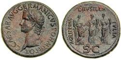 1 Sestercio Imperio romano (27BC-395) Bronce Caligula (12-41)