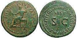 1 Sestercio Imperio romano (27BC-395) Bronce Tito (39-81)