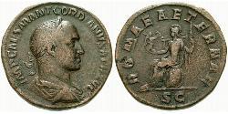 1 Sestercio Imperio romano (27BC-395) Orichalcum Gordiano II (192-238)