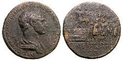 1 Sestertius Roman Empire (27BC-395) Bronze Trajan (53-117)