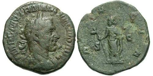 1 Sestertius Roman Empire (27BC-395) Bronze Trajan Decius (201-251)