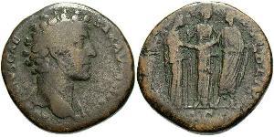 1 Sestertius 羅馬帝國 青铜 Marcus Aurelius (121-180)
