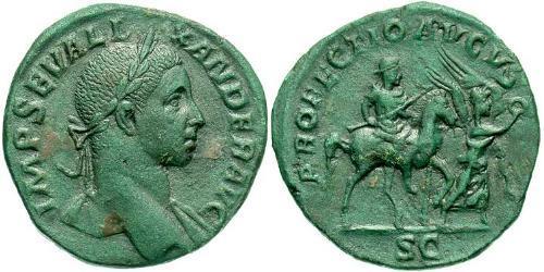 1 Sestertius 羅馬帝國 青铜 亚历山大·塞维鲁 (208-235)
