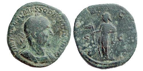 1 Sestertius 羅馬帝國 青铜 Trajan Decius (201-251)