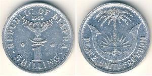 1 Shilling Republic of Biafra (1967-1970) Aluminio 