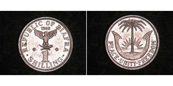 1 Shilling Republic of Biafra (1967-1970) Aluminium 