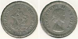 1 Shilling Afrique du Sud Argent Elizabeth II (1926-2022)