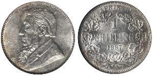 1 Shilling Afrique du Sud Argent Paul Kruger (1825 - 1904)