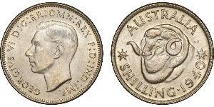 1 Shilling Australie (1939 - ) Argent George VI (1895-1952)